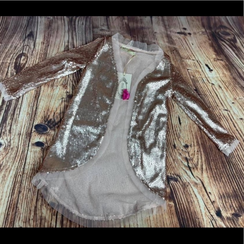 Joyfolie Mia Joy Blush Sequin Duster